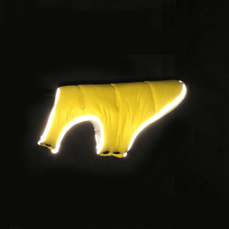 Pet Jacket Warm Winter Dog Clothes Reflective Puppy Clothing Vest Comfortable Fleece Pet Dogs Coat for Small Medium Large Dogs