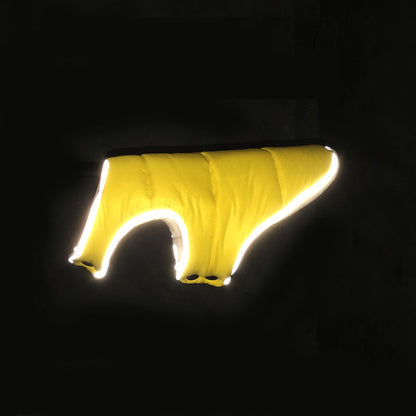 Pet Jacket Warm Winter Dog Clothes Reflective Puppy Clothing Vest Comfortable Fleece Pet Dogs Coat for Small Medium Large Dogs