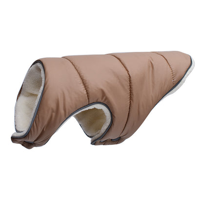 Pet Jacket Warm Winter Dog Clothes Reflective Puppy Clothing Vest Comfortable Fleece Pet Dogs Coat for Small Medium Large Dogs