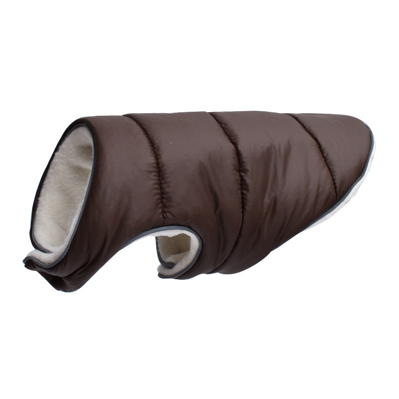 Pet Jacket Warm Winter Dog Clothes Reflective Puppy Clothing Vest Comfortable Fleece Pet Dogs Coat for Small Medium Large Dogs