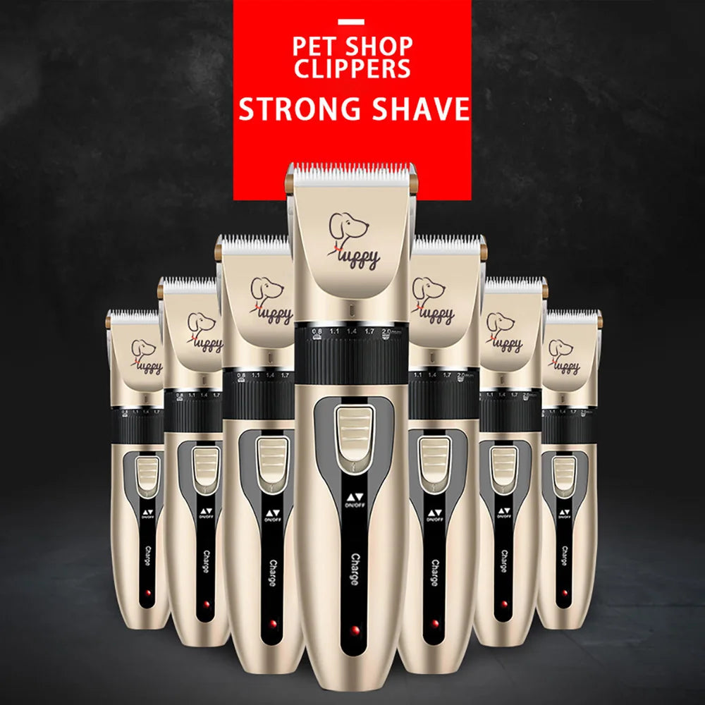 Dog Clipper Pet/Cat/Rabbit Hair Clippers Grooming Haircut Professional Trimmer Shaver Set Pets Cordless Rechargeable Promotions