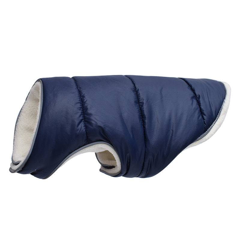 Pet Jacket Warm Winter Dog Clothes Reflective Puppy Clothing Vest Comfortable Fleece Pet Dogs Coat for Small Medium Large Dogs