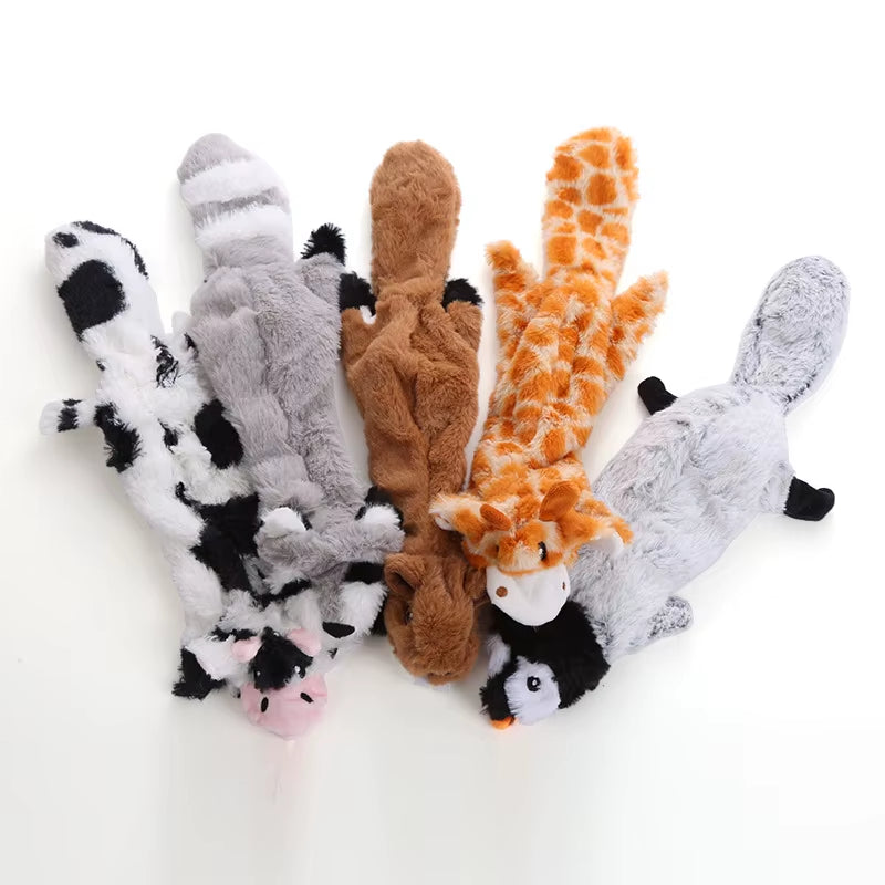 Pet Toys Plush Sounding Animal Holster Toys Dog Toys Chewing Teething Toys