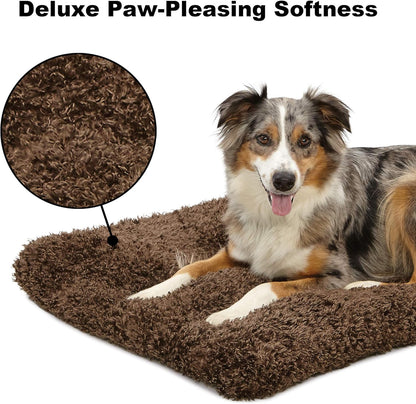 Small Quiettime Deluxe Coco Chic Pet Bed, Ultra-Soft & Overstuffed, Machine Washable, Fits 24-Inch Crate
